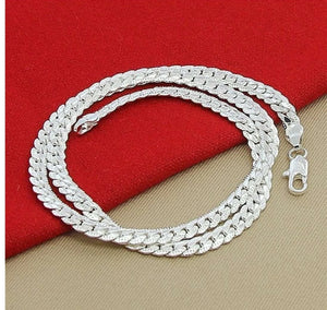 6MM Snake Chain Necklace 925 Sterling Silver