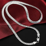 6MM Snake Chain Necklace 925 Sterling Silver