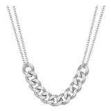 Minimalism Cuban Stainless Steel Necklace For Women Jewelry