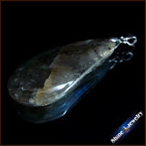 Labradorite Drop Beads Slide Pendant Necklace