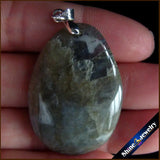 Labradorite Drop Beads Slide Necklace Pendant