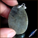 Labradorite Drop Beads Slide Necklace Pendant