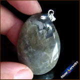 Labradorite Drop Beads Slide Necklace Pendant
