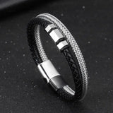 Wire Braided Men's Bracelet Creative Design