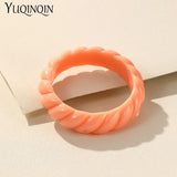 Bohemian Punk Resin Acrylic Bracelets for Women