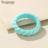 Bohemian Punk Resin Acrylic Bracelets for Women