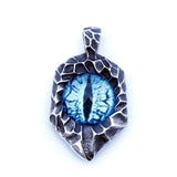 Red Eye Stone Inlaid Pendant Necklace Men's