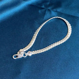 S925 6MM Full Side Chain Bracelet 8 Inches