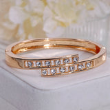 Crystal Rhinestone Cuff Bangles Wedding Jewelry Accessories