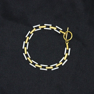 Men's Stainless Steel Punk Link Chain Bracelet