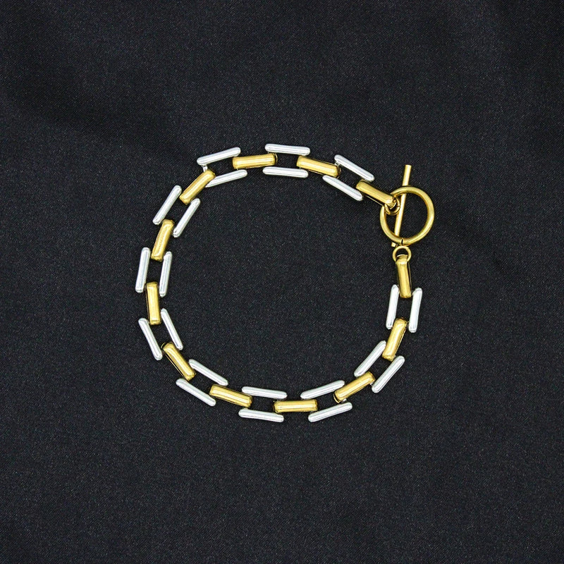 Men's Stainless Steel Punk Link Chain Bracelet