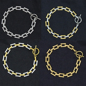 Men's Stainless Steel Punk Link Chain Bracelet