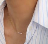 18K Plated Stainless Steel Pearl Necklace for Women