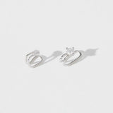 Star Clip Earrings Zircon Crystal Non Pierced Punk Jewelry