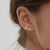 Star Clip Earrings Zircon Crystal Non Pierced Punk Jewelry