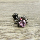 Angel Heart Cartilage Stud Earrings Punk Jewelry Gift