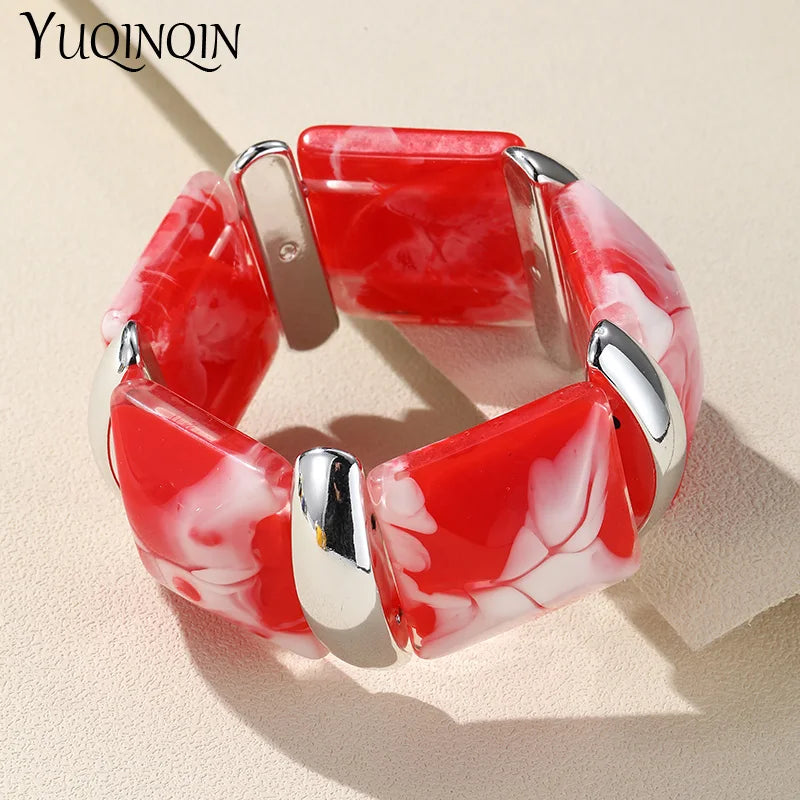 Vintage Geometric Chain Link Bracelets for Women