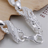 Chinese Dragon Chain Bracelet for Men Jewelry Male