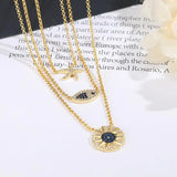 Tropical Ocean Style Layer Necklace Fish Starfish Necklace