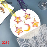 Constellation Earrings/Necklace Pendant Resin Mold DIY Jewelry Making
