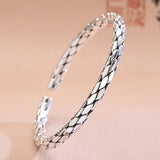 Twist Braided Bracelet Men And Women Opening Adjustment
