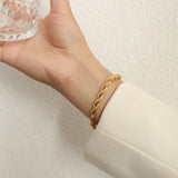 Twist Rope Chain Bracelet Women Punk Jewelry