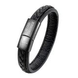 Type 1 Diabetic Alert Bracelet Ladies Leather Emergency Reminder