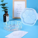 Silicone Mold Footprint Storage Box Ashtray Charms DIY Epoxy Resin Mold