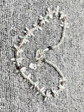 Electroplated 925 Silver Bee Beads Necklace Gift