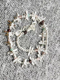 Electroplated 925 Silver Bee Beads Necklace Gift