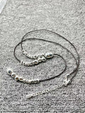 925 Silver Beads Rope Necklace Jewelry