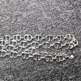 U NOde50 High Electroplated 925 Silver Chain Necklace Gift