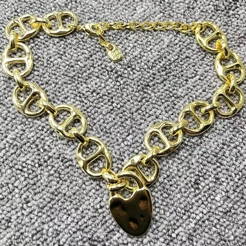 U NOde50 High Electroplated 92514K Silver Chain Necklace Holiday Jewelry Gift