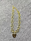 92514K Silver Chain Necklace High Electroplated Holiday Jewelry Gift