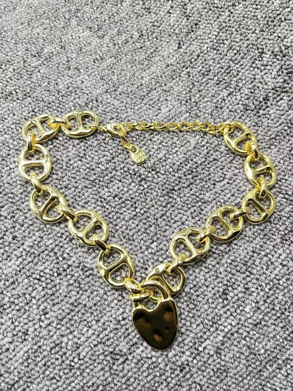 92514K Silver Chain Necklace High Electroplated Holiday Jewelry Gift