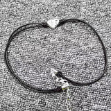 UNOde50 925 Silver Knot Heart Pendant Necklace