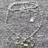 UNOde50 Silver Love Pendant Holiday Necklace