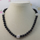 Unique AA Agate Necklace Rhinestone Agate Beads Fine Jewelry For Women Gift
