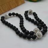 Unique AA Agate Necklace Rhinestone Agate Beads Fine Jewelry For Women Gift
