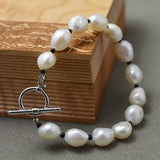 AA Pearl Bracelet Real Baroque Freshwater Pearl Fine Jewelry