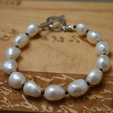 AA Pearl Bracelet Real Baroque Freshwater Pearl Fine Jewelry