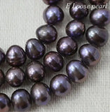 7.5mm Freshwater Potato Pearls Loose Beads Full Strand for DIY Necklace