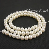 AA Freshwater Pearls Beads 7mm Full Strand DIY Jewelry Necklace