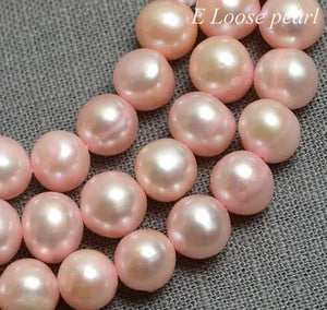 Freshwater Pearl Pink Beads 8-9mm DIY Necklace Earring