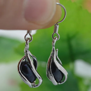 Pearl Dangle Earrings Freshwater S925 Silver Fine Jewelry