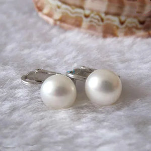 8-9mm Freshwater Pearl Clip Stud Earrings for Women