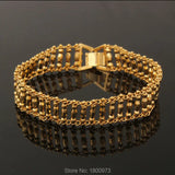 15mm Noble Men Hollow Bracelet Jewelry