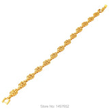 Unique Chain & Link Bracelet Plated Wide pattern Bangles