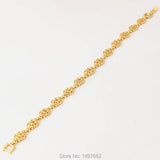 Unique Chain & Link Bracelet Plated Wide pattern Bangles