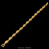 Unique Chain & Link Bracelet Plated Wide pattern Bangles